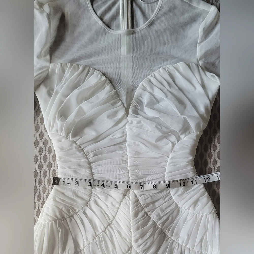 Anthropologie Maxi Dress. Misha Ivory Talitha Evening. Sz Small NWT. - Picture 7 of 16
